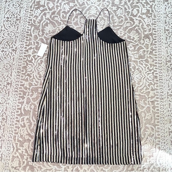 NWT CeCe Sequin Stripe Slip Dress - Picture 13 of 16